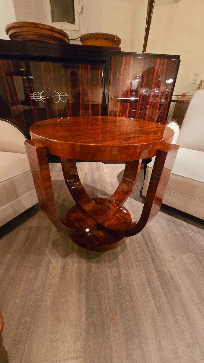 Art Deco Coffee Table In Rio Rosewood -photo-2