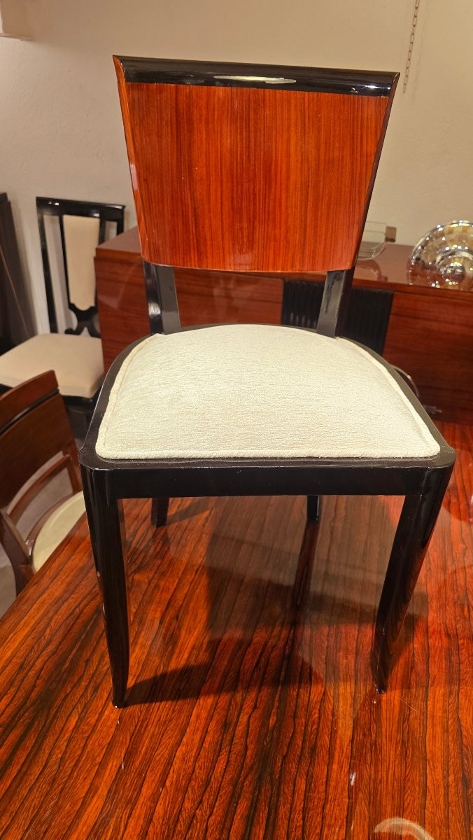 Chaises Art Deco En Palissandre Des Indes-photo-3