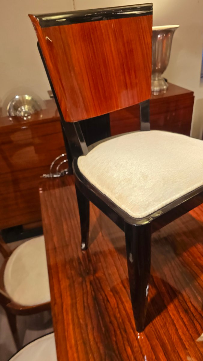 Chaises Art Deco En Palissandre Des Indes-photo-4