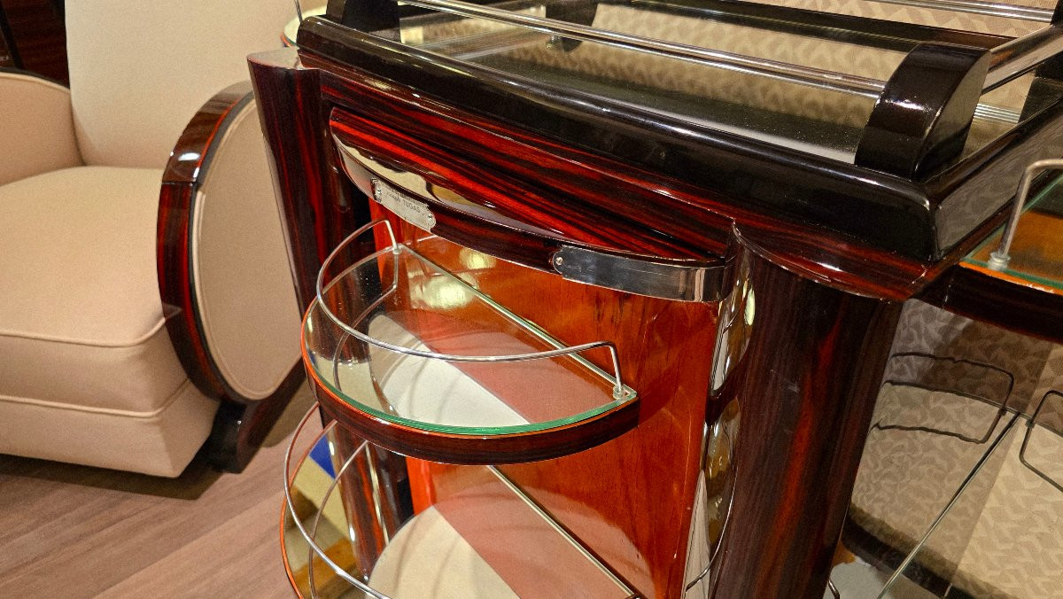 Bar art deco  Tugas en ébène de Macassar -photo-1