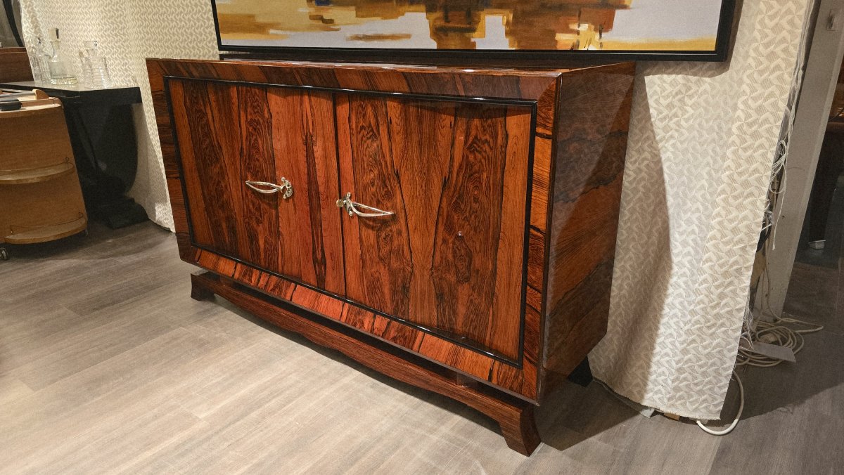 Art Deco Sideboard In Rio Rosewood -photo-3