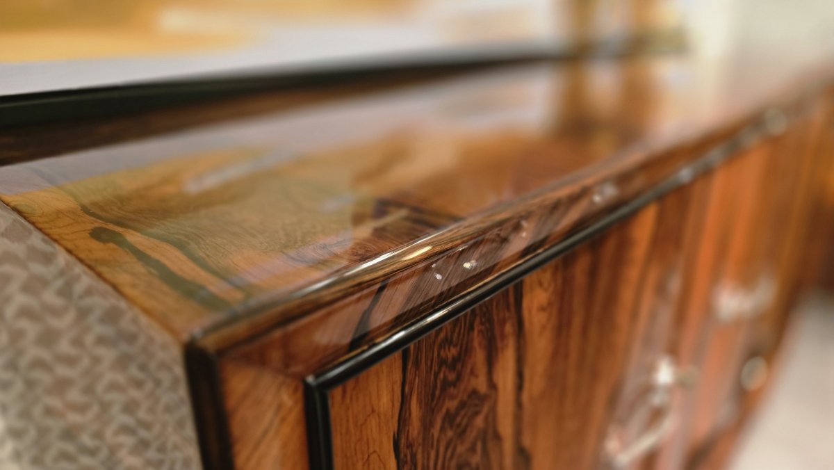 Art Deco Sideboard In Rio Rosewood -photo-1