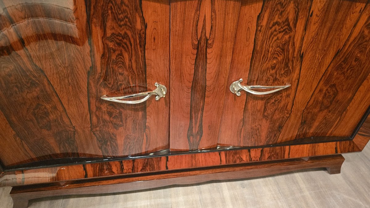 Art Deco Sideboard In Rio Rosewood -photo-2