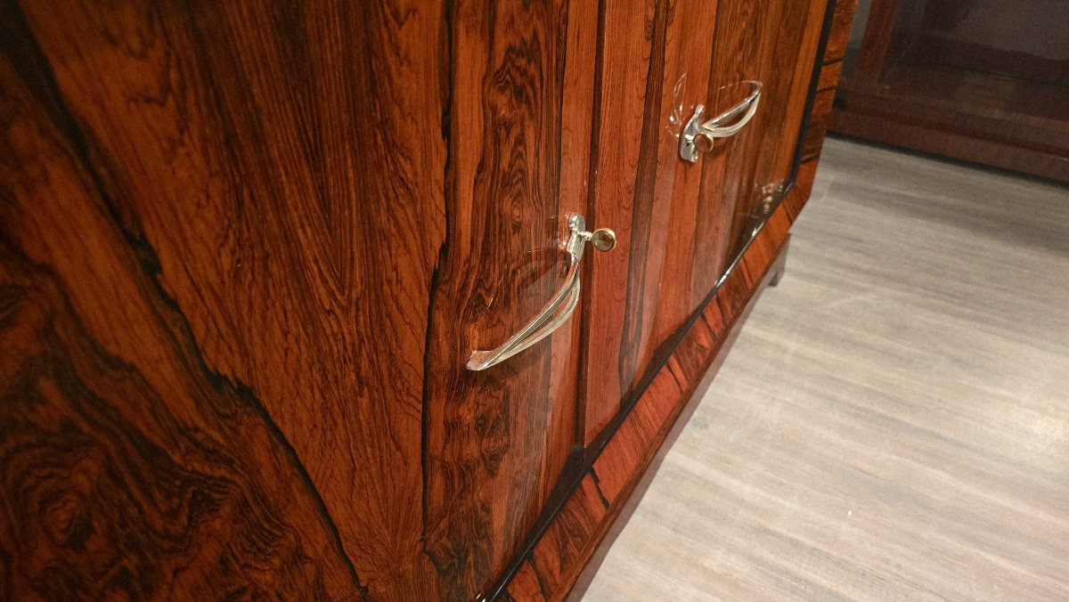 Art Deco Sideboard In Rio Rosewood -photo-3