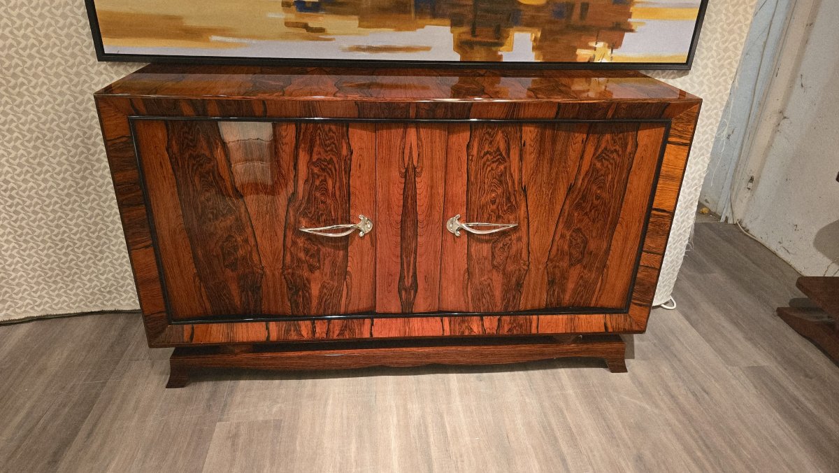 Art Deco Sideboard In Rio Rosewood -photo-4
