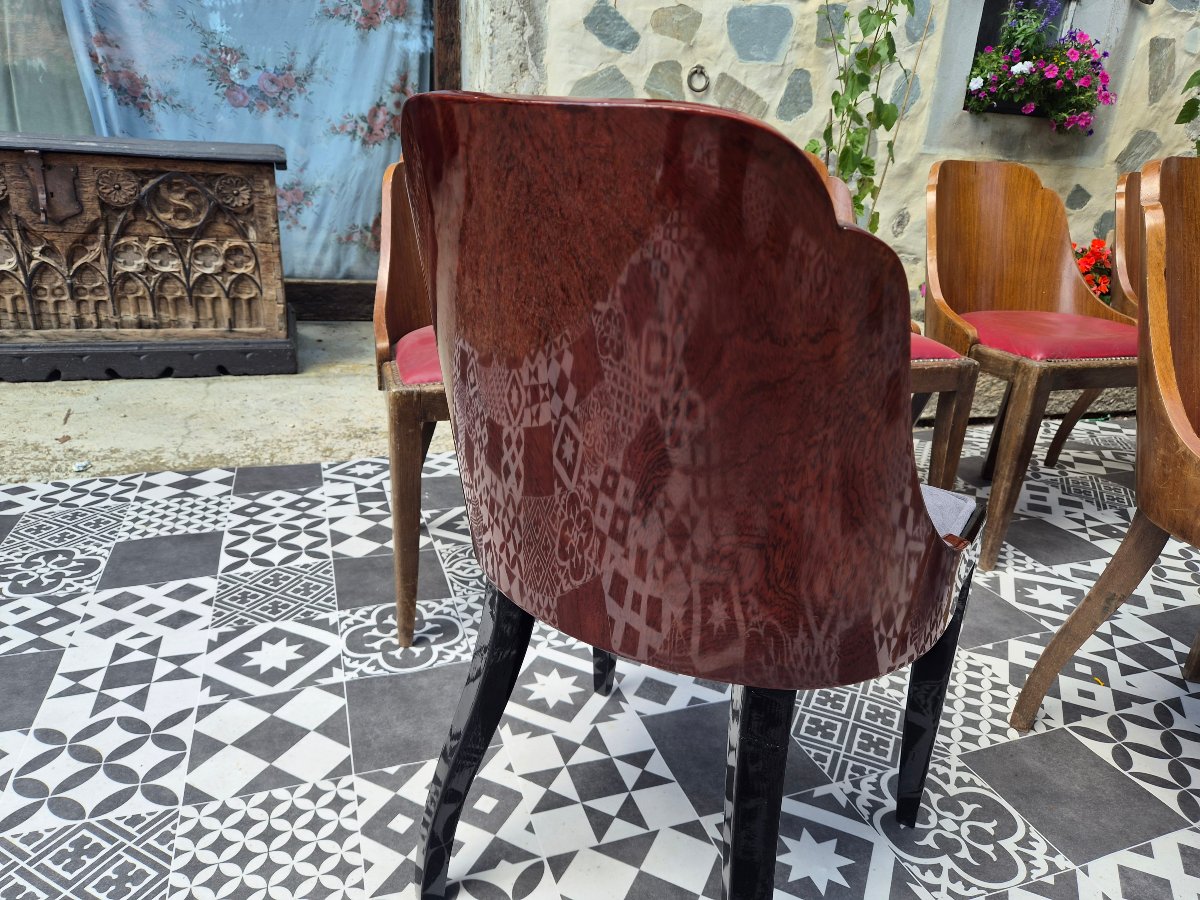 Art Deco Gondola Chairs Made Of Rosewood-photo-1