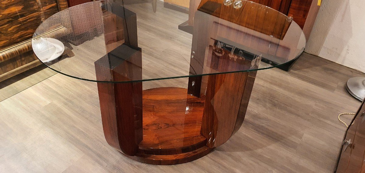 Art Deco Coffee Table In Rio Rosewood-photo-2