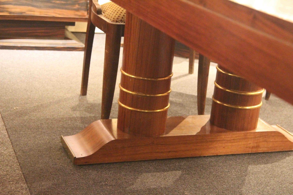 Art Deco Dining Table In Rio Rosewood-photo-2
