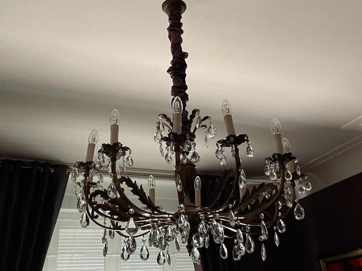 Bronze Chandelier 12 Arms-photo-2