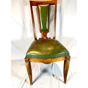 Jules Leleu Art Deco Chairs