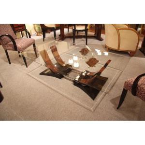 Art Deco Coffee Table In Rio Rosewood