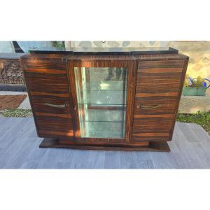 Art Deco Sideboard In Macassar Ebony 