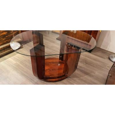 Table Basse Art Deco En Palissandre De Rio 