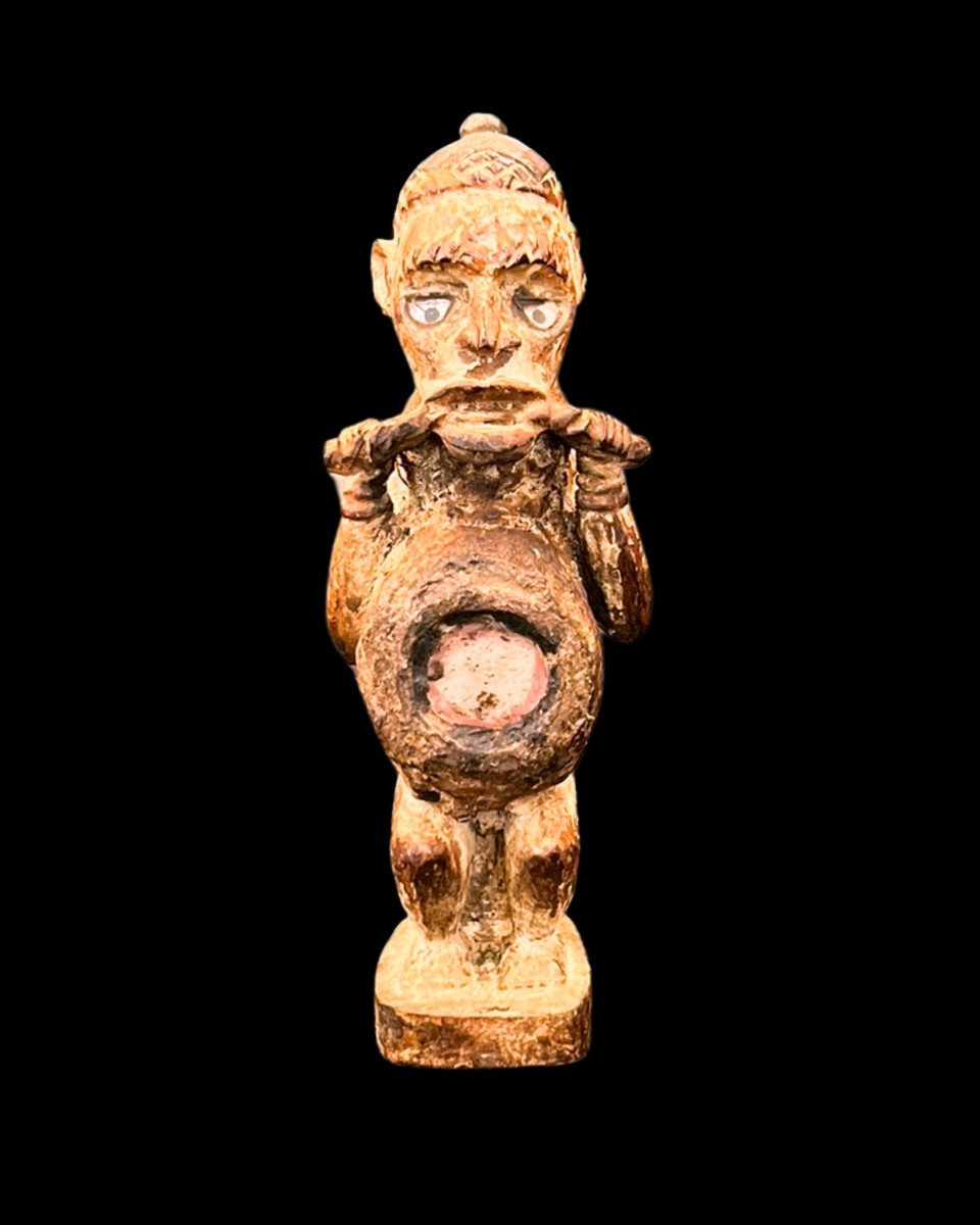 Fétiche Kongo à charge ventrale, R.D.Congo