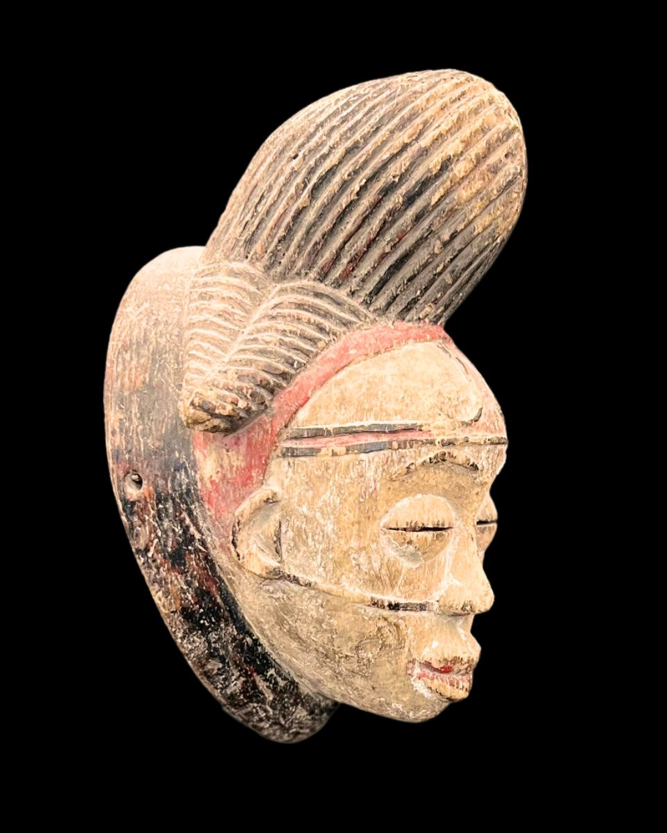 Masque féminin Punu – Style Sangu, Gabon-photo-2