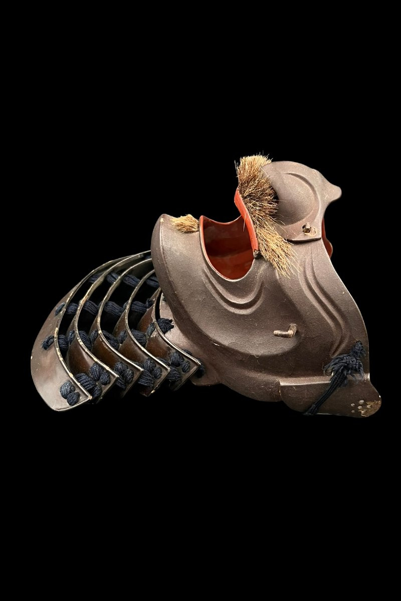 Mempo (half-mask), Samurai Mask, Japan Edo Period (1603-1868)-photo-2