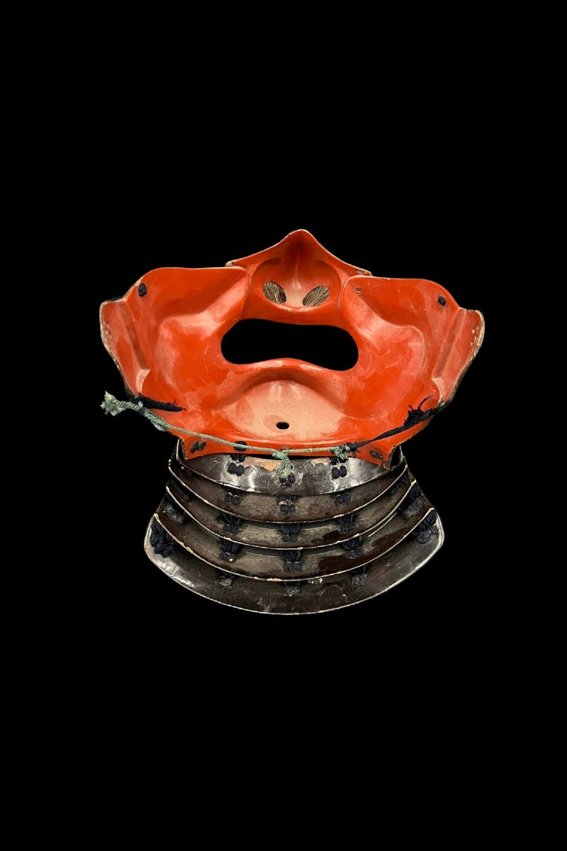 Mempo (half-mask), Samurai Mask, Japan Edo Period (1603-1868)-photo-3