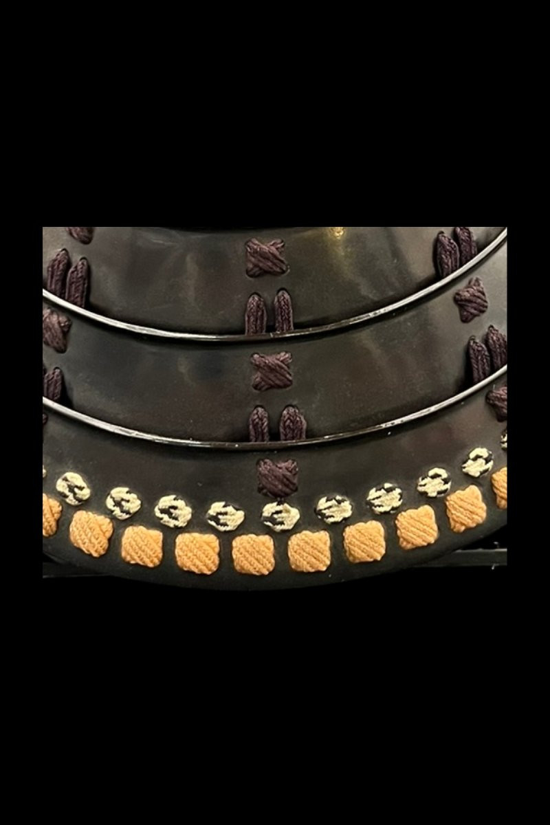 Mempo, masque de samouraï, JAPON Epoque SHOWA-photo-2