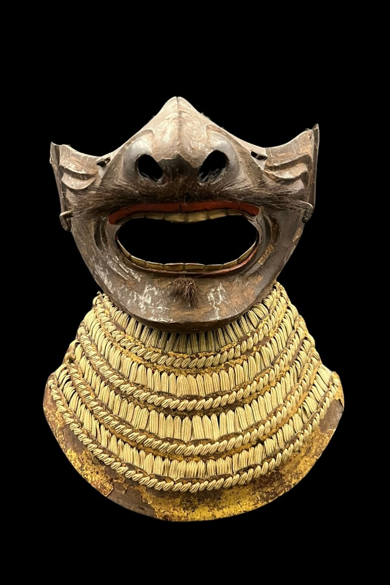 Mempo, Half-mask Of A Samurai, Japan Edo Period (1603-1868)