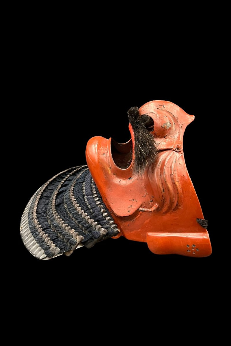 Mempo, masque de samouraï, JAPON Epoque EDO (1603-1868)-photo-3