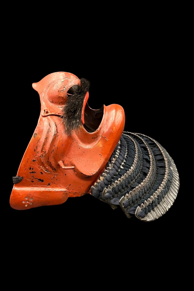 Mempo, masque de samouraï, JAPON Epoque EDO (1603-1868)-photo-1