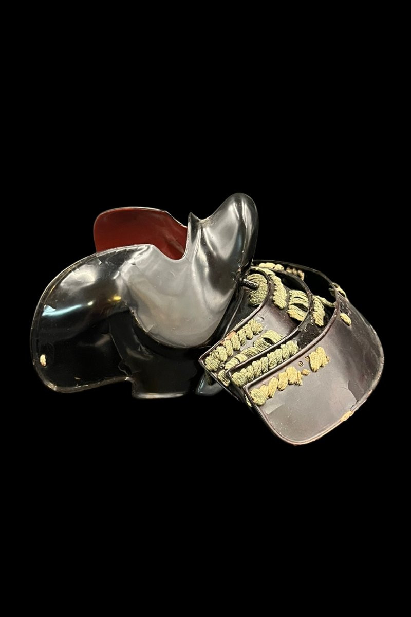 Mempo, Half-mask Of A Samurai, Japan Edo Period (1603-1868)-photo-4