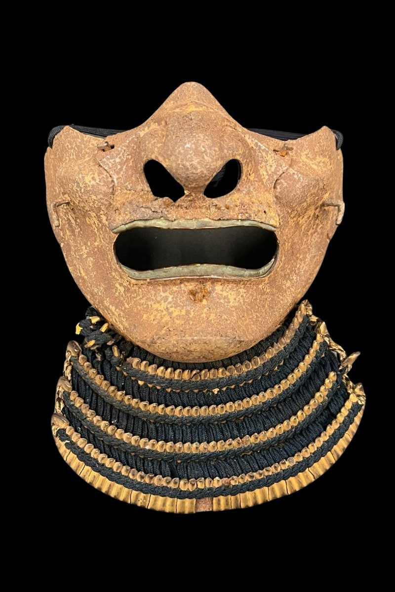 Mempo, masque de samouraï, JAPON Epoque EDO (1603-1868)-photo-4