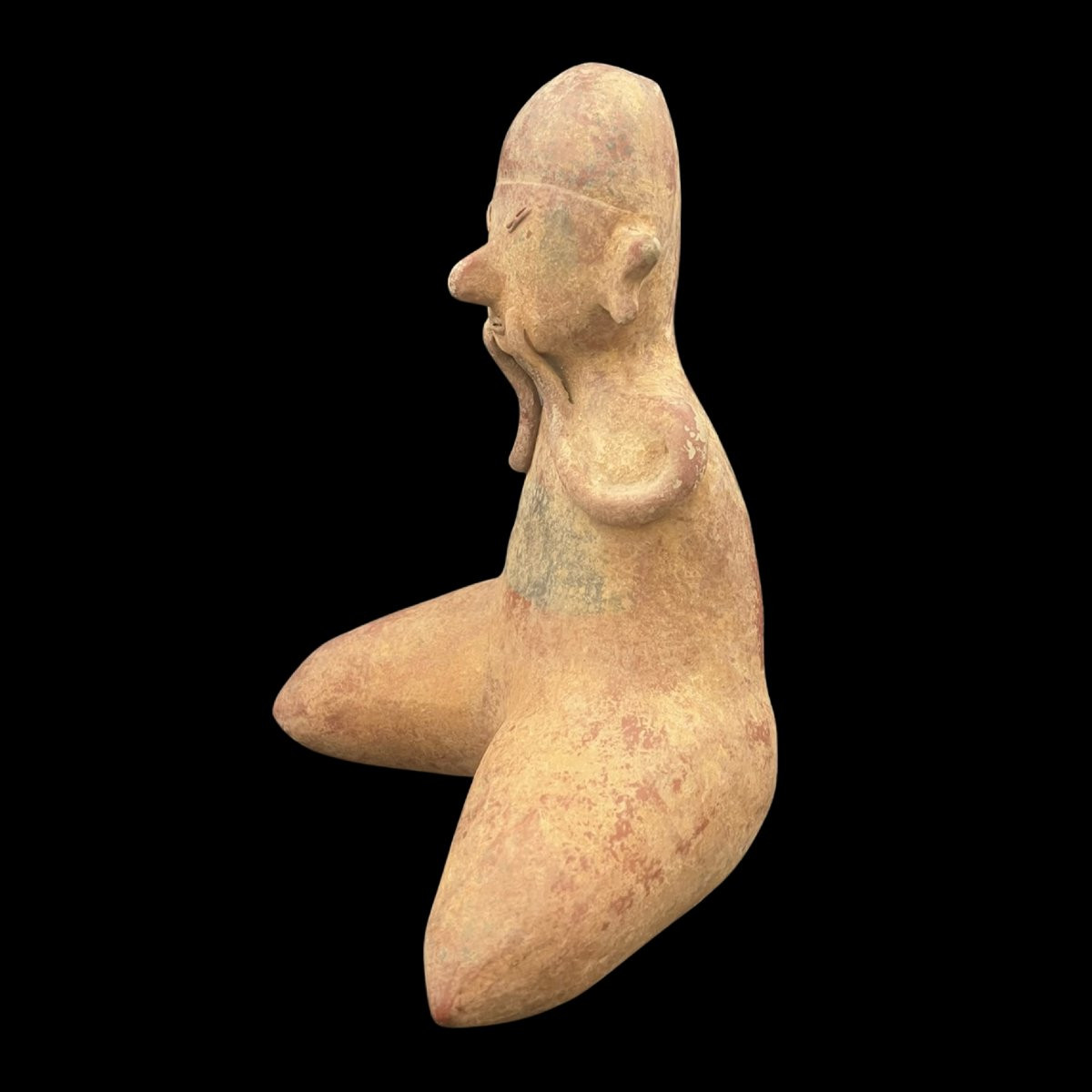 Female Figure Statuette Nayarit Culture, Chinesco Style. Mexico-photo-1