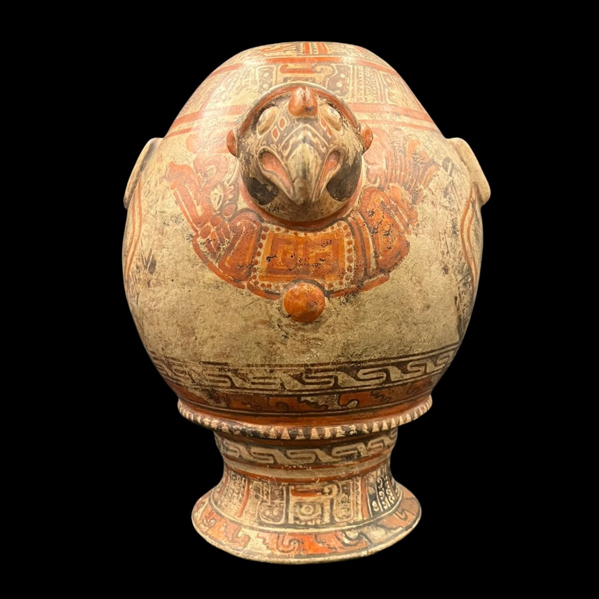 Large Condor-headed Vase Nicoya Culture Guanacaste Region Costa Rica-photo-2