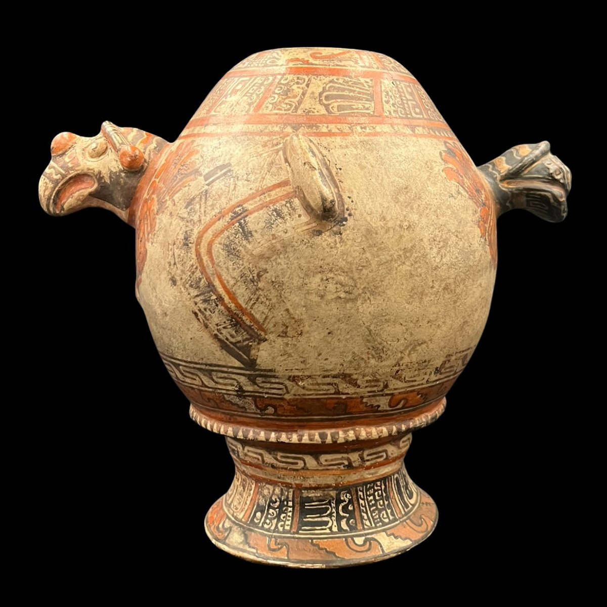 Large Condor-headed Vase Nicoya Culture Guanacaste Region Costa Rica-photo-3