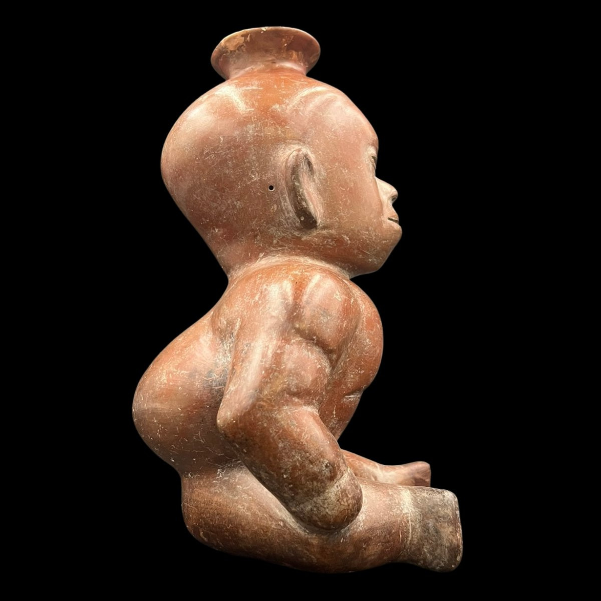 Large Figure Earthenware, Colima Culture Mexico-photo-1