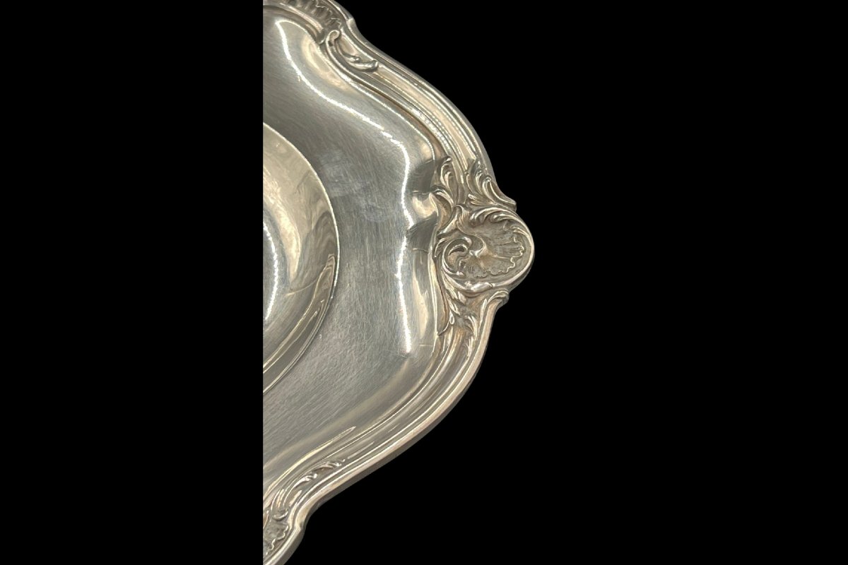 Grand Plat ovale argent massif-photo-3