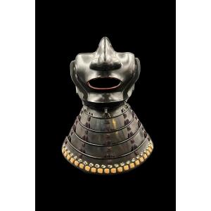 Mempo, masque de samouraï, JAPON Epoque SHOWA