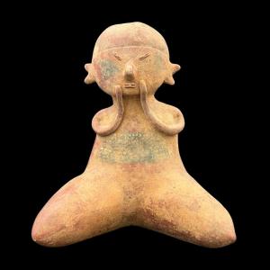 Female Figure Statuette Nayarit Culture, Chinesco Style. Mexico