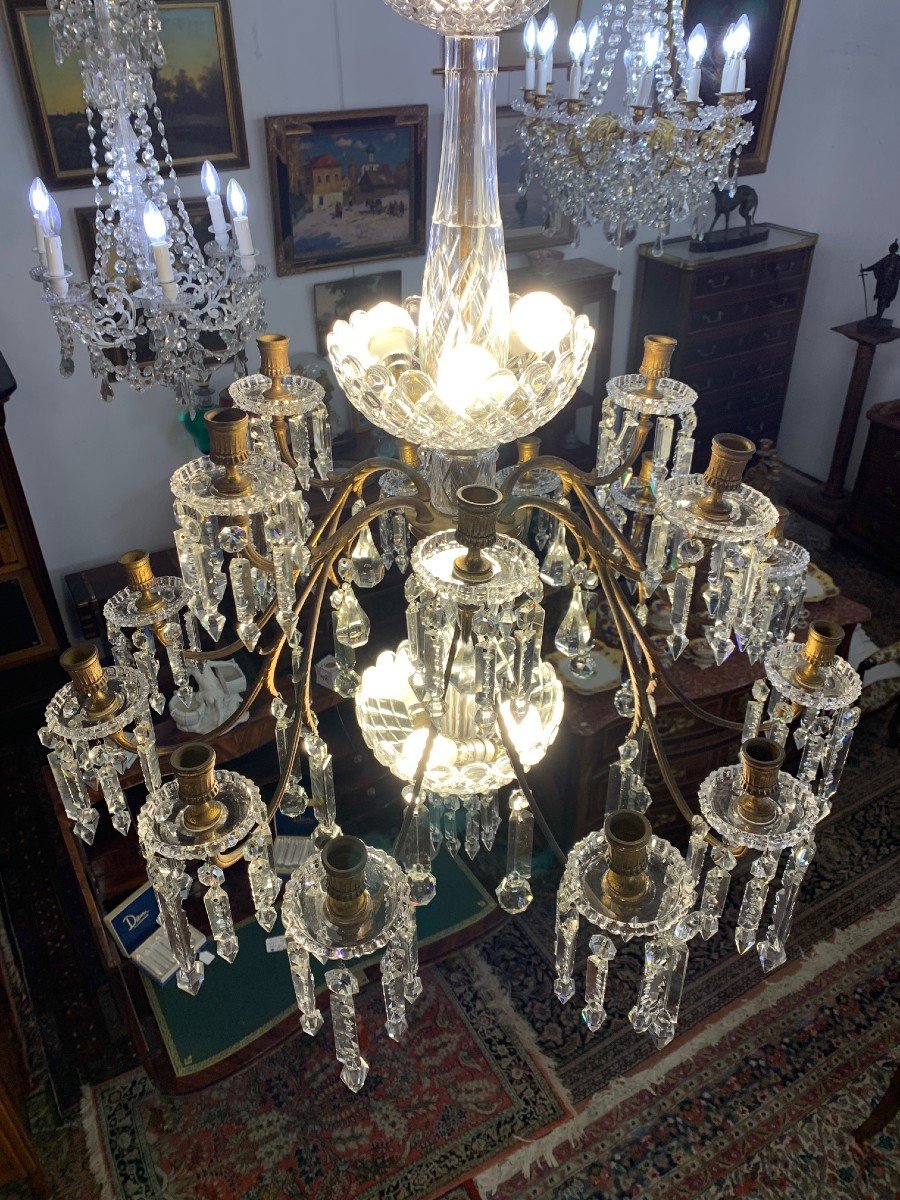 Large Baccarat Crystal Chandelier-photo-1