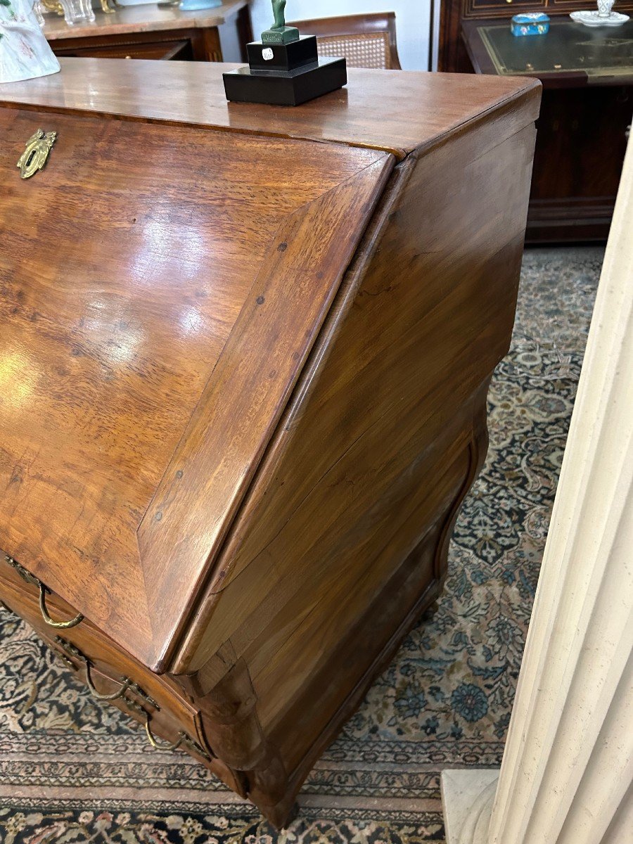Petit Scriban Galbé Bordelais Acajou XVIIIe Commode-photo-3