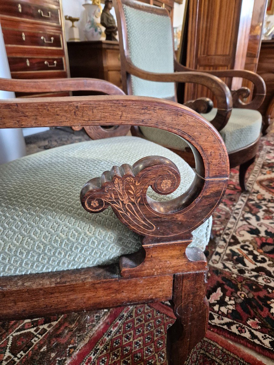 Paire De Fauteuils Charles X-photo-3