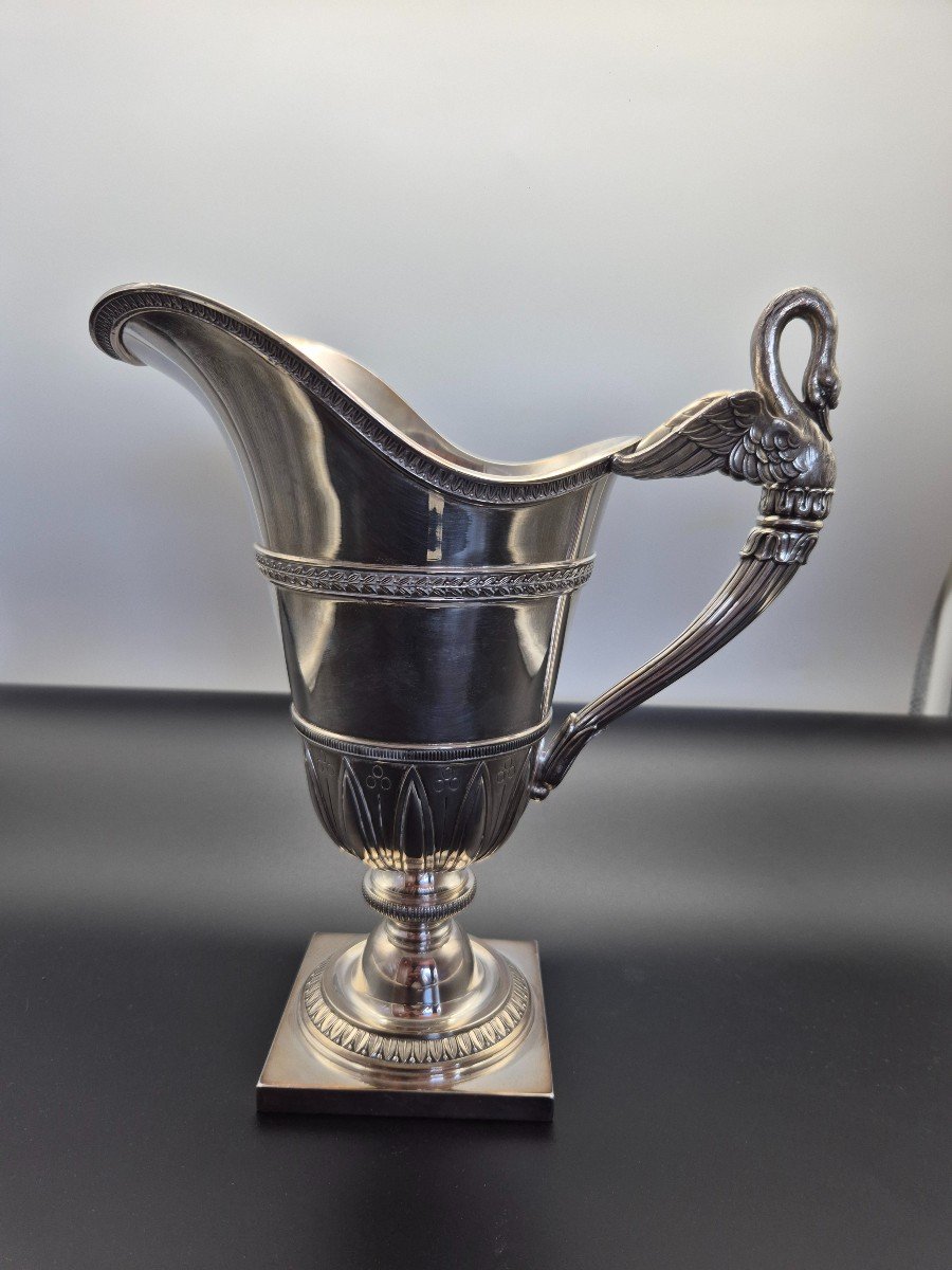 Aiguiere Argent Massif Forme Casque style empire