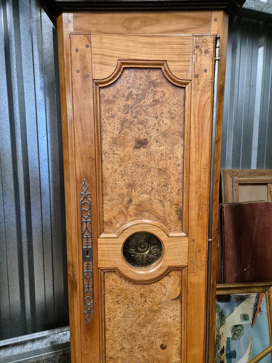 Comtoise Charentaise Parquet Clock Monthly Movement 19th Century-photo-2