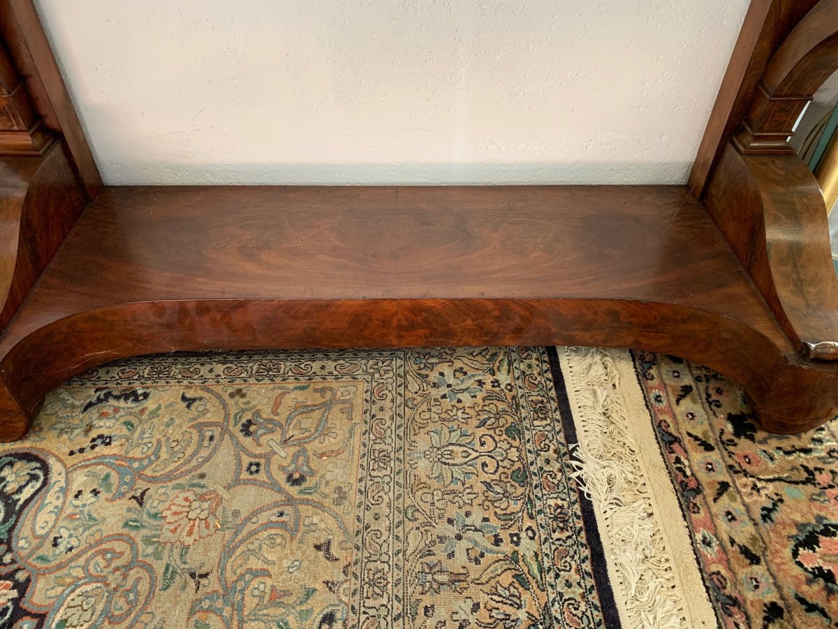 Console Louis Philippe Acajou 127 Cm-photo-4