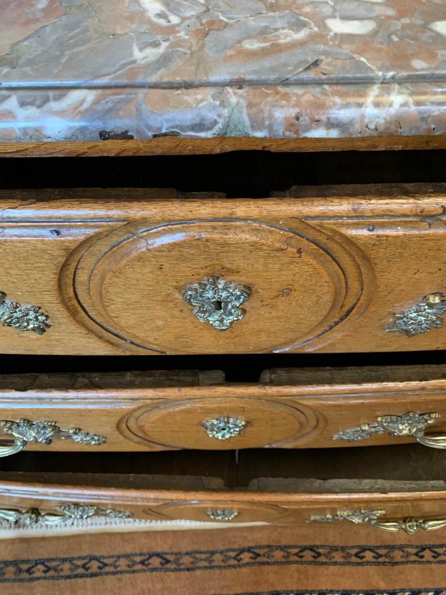 Commode Louis XIV En Chêne à restaurer-photo-3