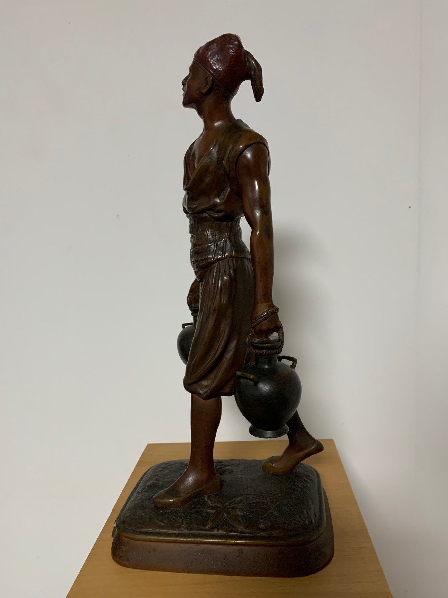 Bronze Statue The Tunisian Water Carrier Marcel Early-photo-2