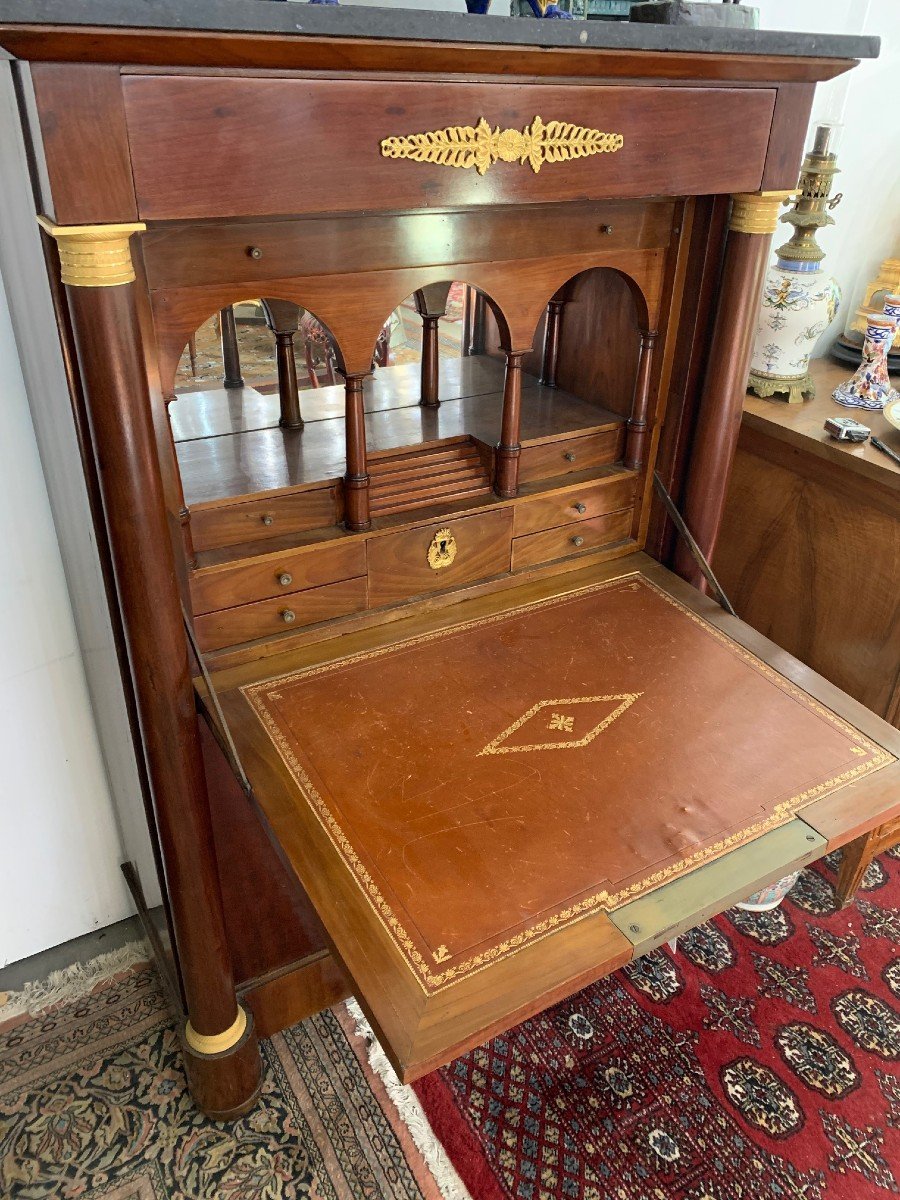 Nineteenth Mahogany Empire Secretary-photo-2