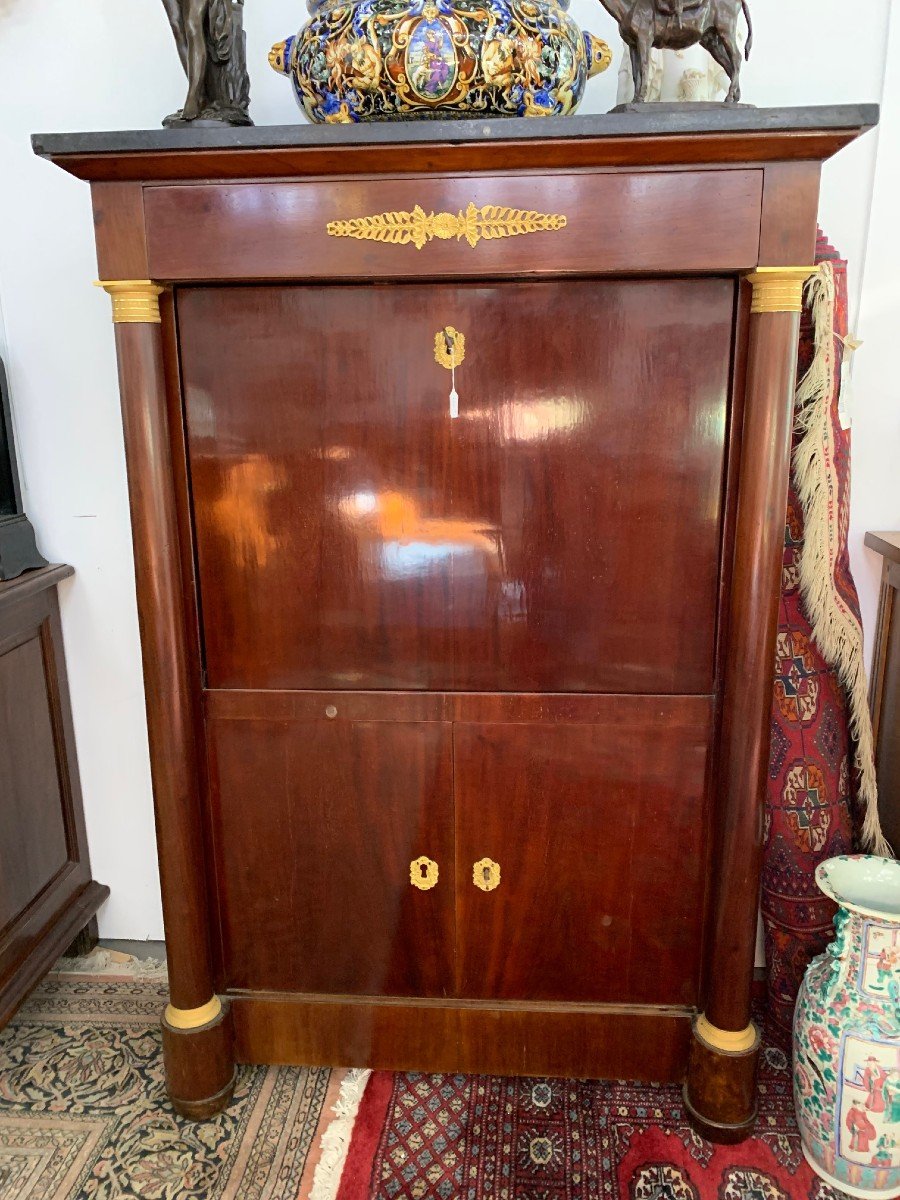 Nineteenth Mahogany Empire Secretary