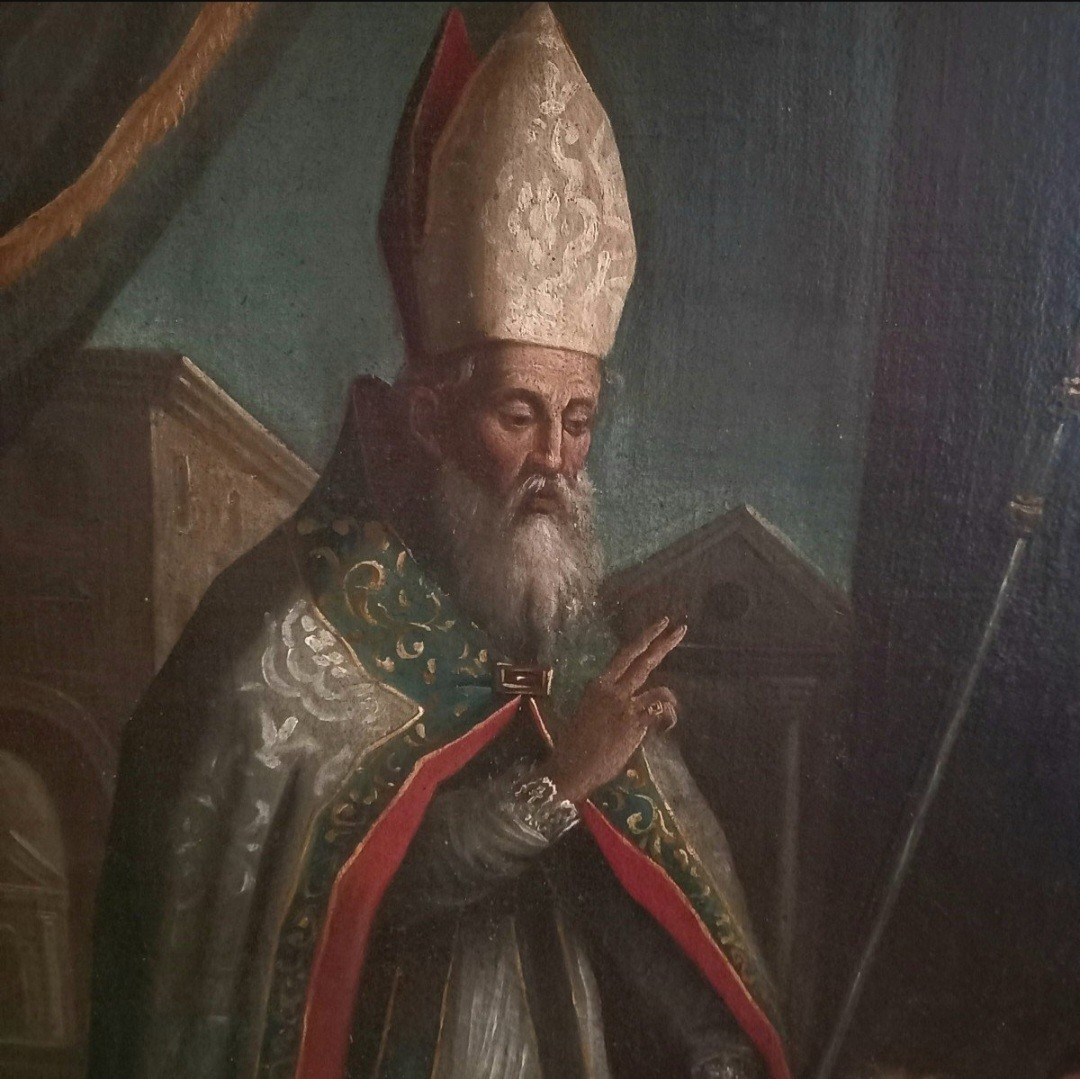 TABLEAU SAINT NICOLAS 17ème siècle -photo-4