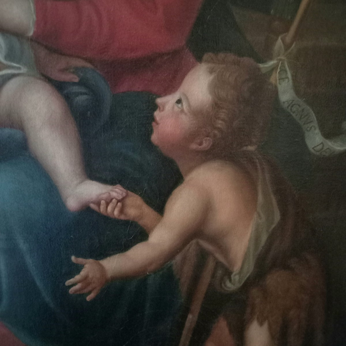 Tableau Vierge à l'enfant et Saint Jean Baptiste -photo-5