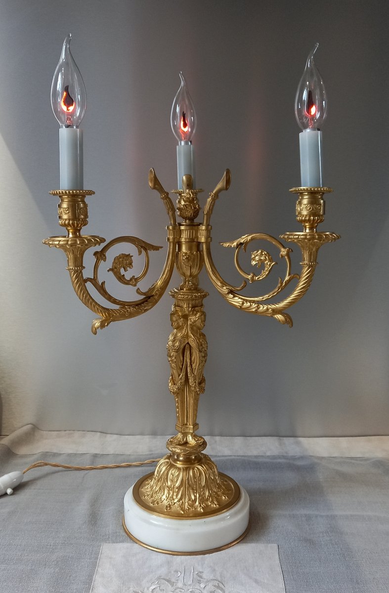 Candélabre d'après Dubourc et Rémond