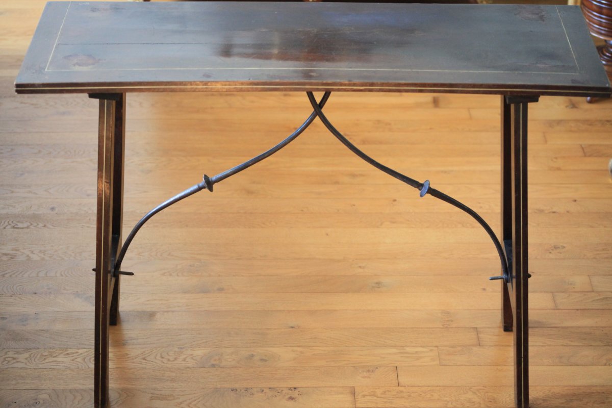 Cabinet Epoque 17th - Ebene, Rosewood And Ivory - Italian-photo-7