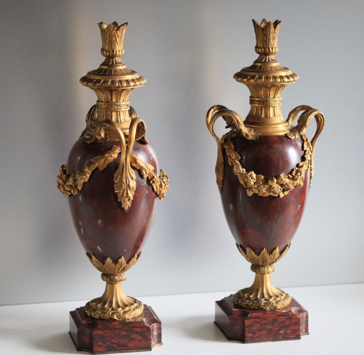 Pair Of Cassolettes - Signed Henri Picard - 19th Century-photo-2