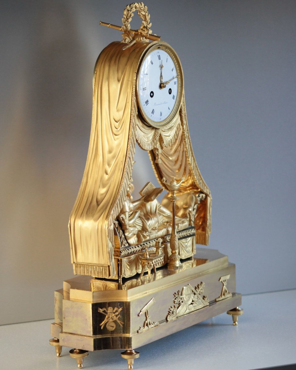 Pendulum Empire Period 51 Cm - Mme Récamier-photo-5